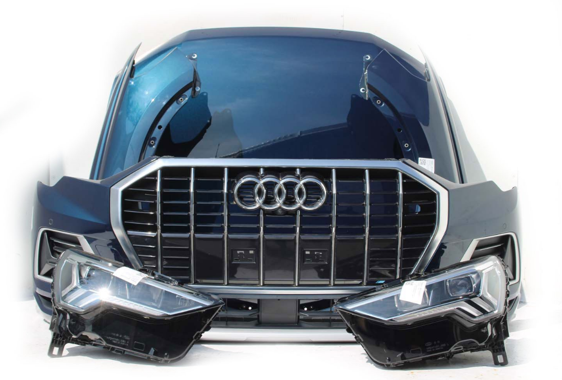 AUDI Q3 83A II ПЕРЕД КАПОТ, КРИЛА, БАМПЕР ТЕЛЕВІЗОР ФАРИ ПІДСИЛЮВАЧ